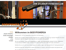 Tablet Screenshot of bodypower24.ch